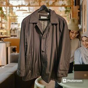 Men's Joseph Abboud Outerwear Trench Coat‎ Quilted Size 3XL